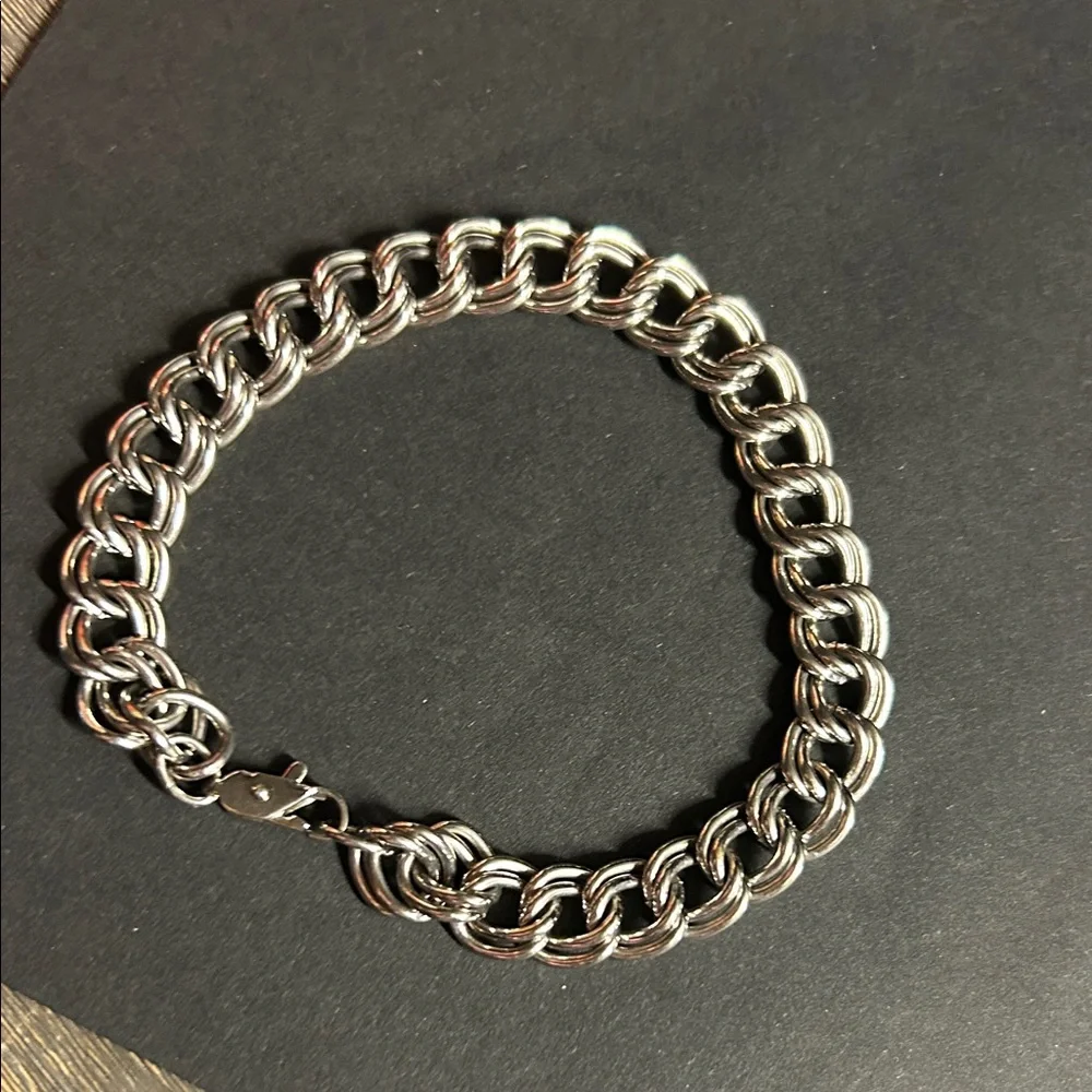 Men's Silver Chain Bracelet ChainMail Bracelet
